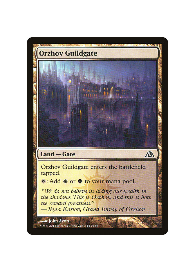 Orzhov Guildgate - Foil