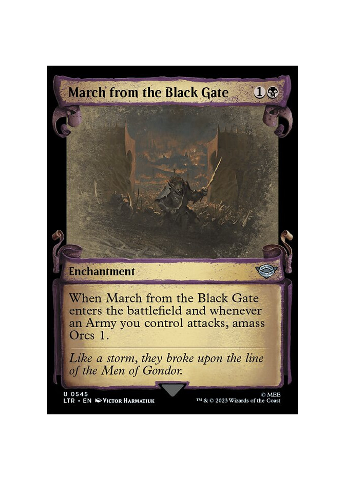 March from the Black Gate - Foil