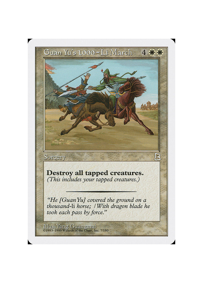 Guan Yu's 1,000-Li March