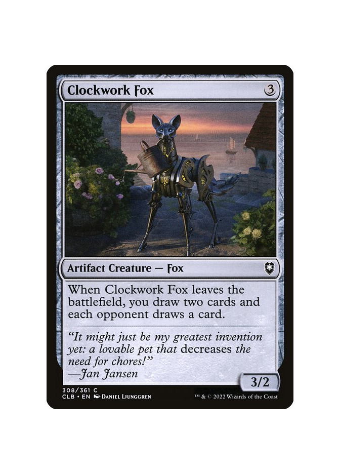 Clockwork Fox - Foil