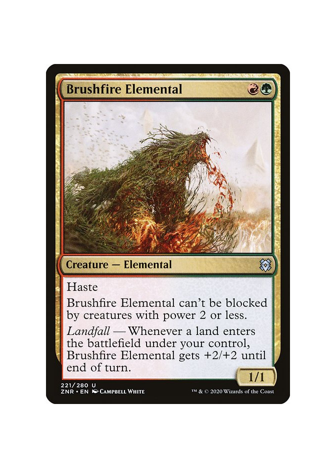 Brushfire Elemental - Foil