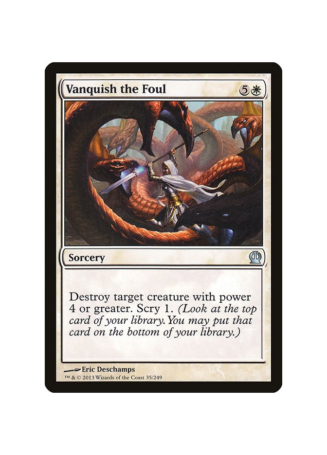 Vanquish the Foul - Foil