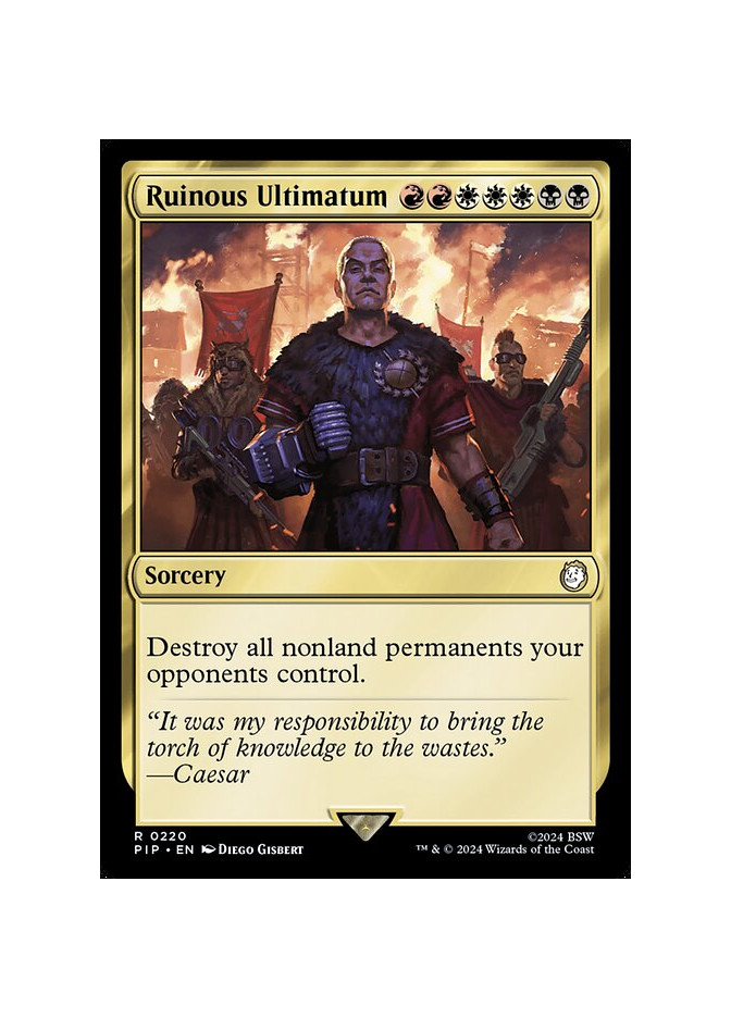 Ruinous Ultimatum - Foil