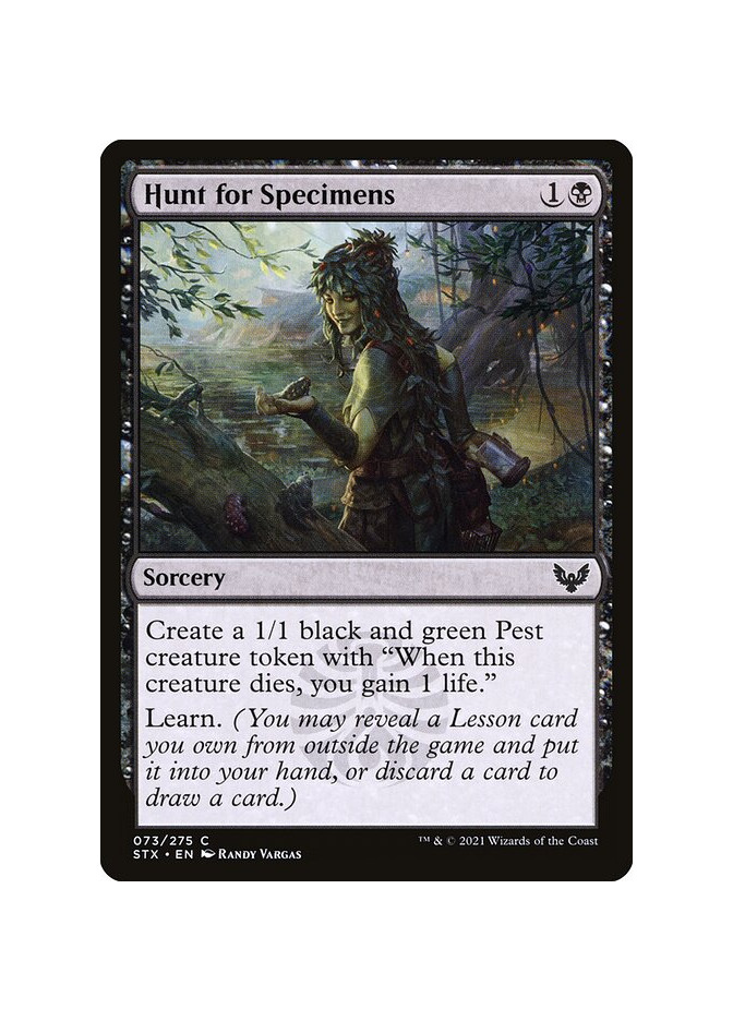 Hunt for Specimens - Foil