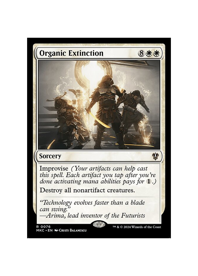 Organic Extinction