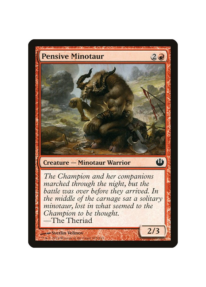 Pensive Minotaur