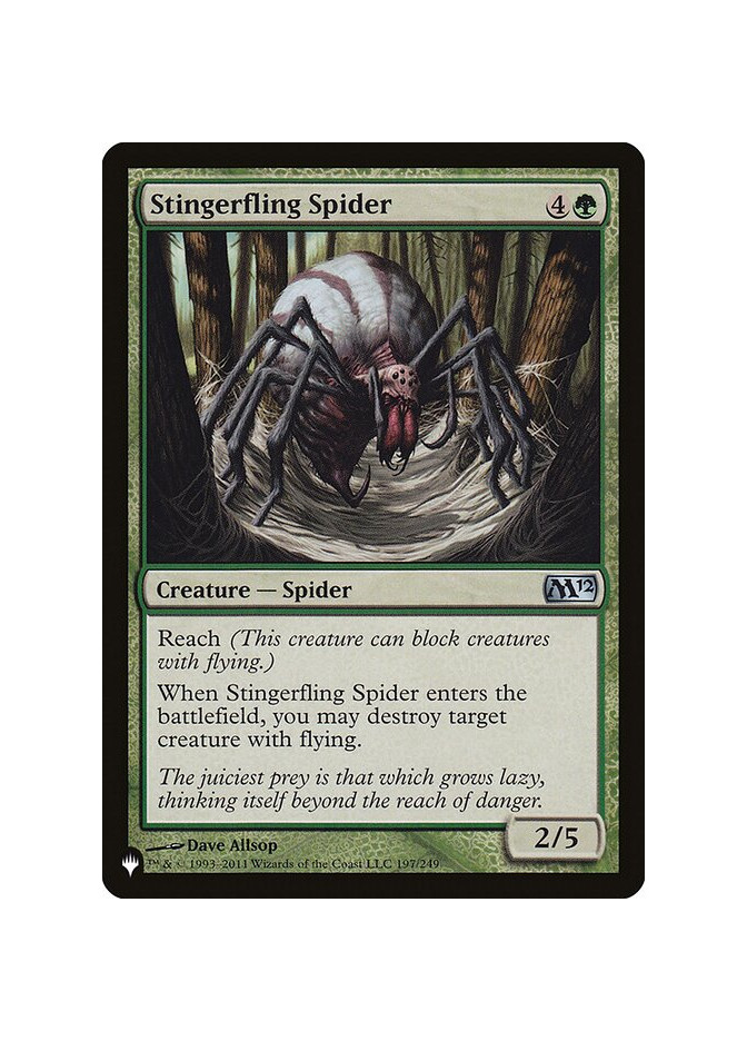Stingerfling Spider
