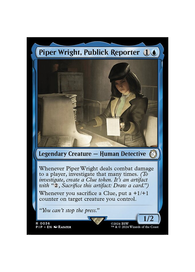 Piper Wright, Publick Reporter