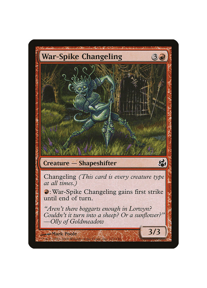 War-Spike Changeling - Foil