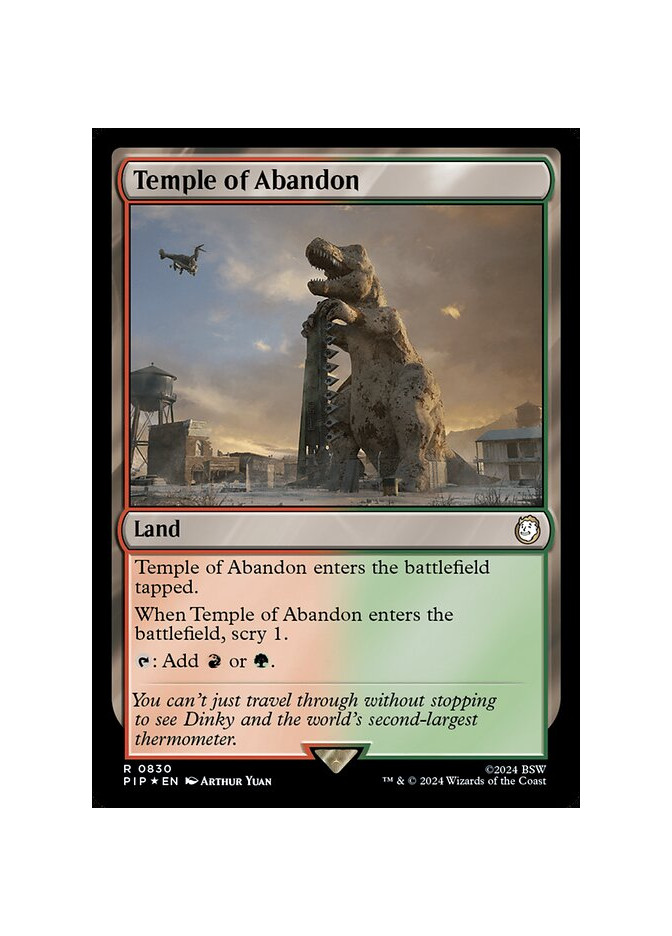Temple of Abandon - Foil