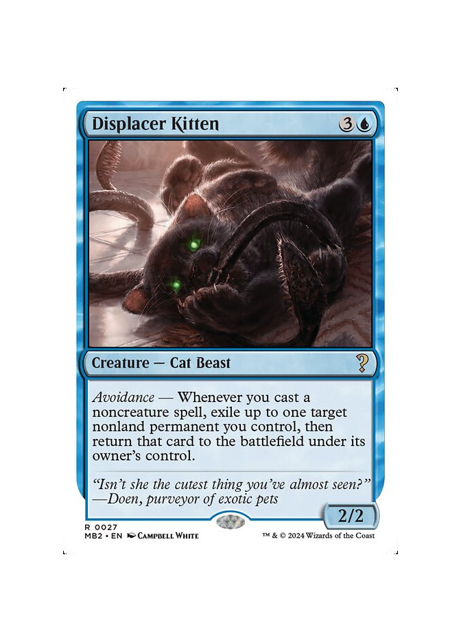 Displacer Kitten