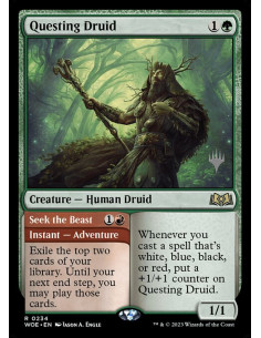 Questing Druid // Seek the Beast - Foil