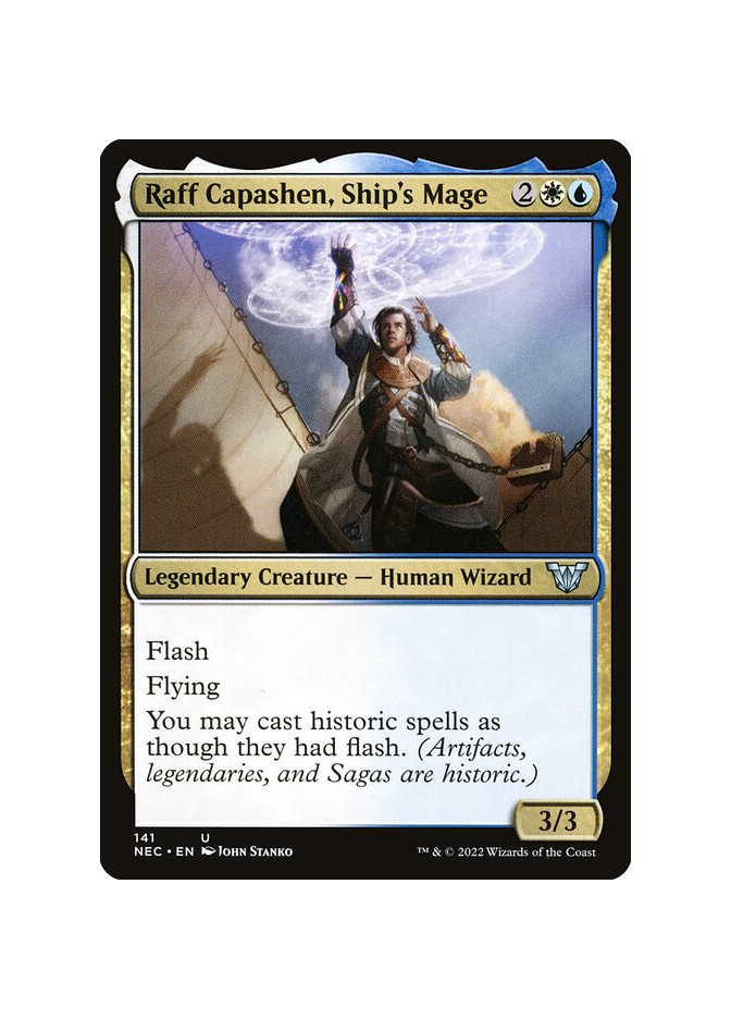 Raff Capashen, Ship's Mage
