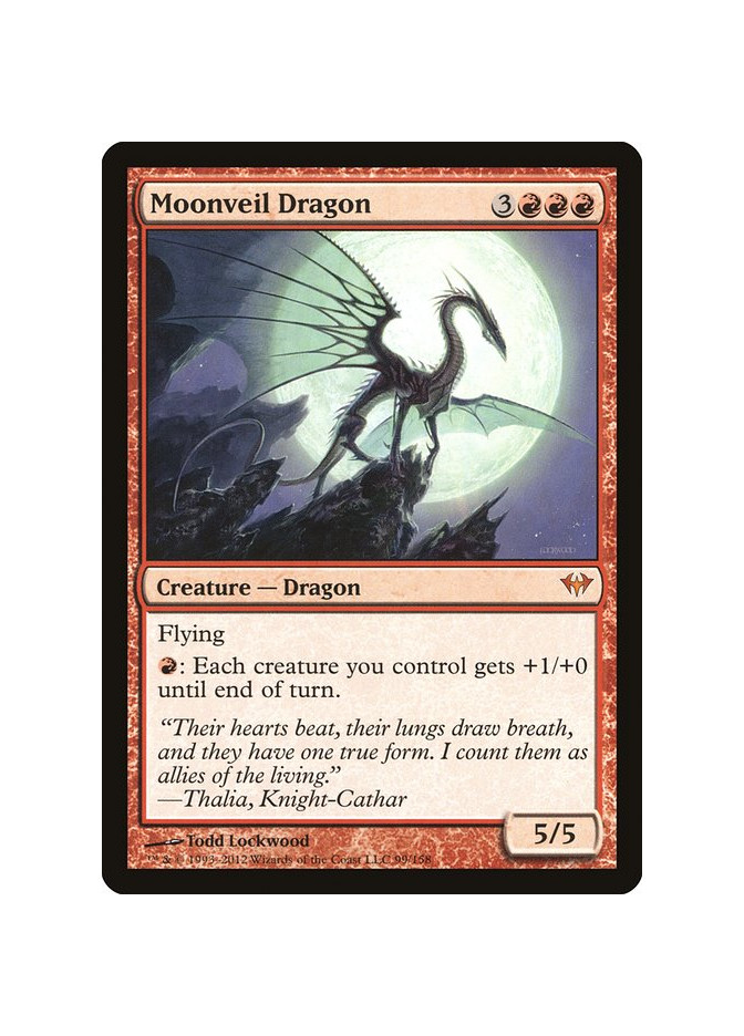 Moonveil Dragon - Foil