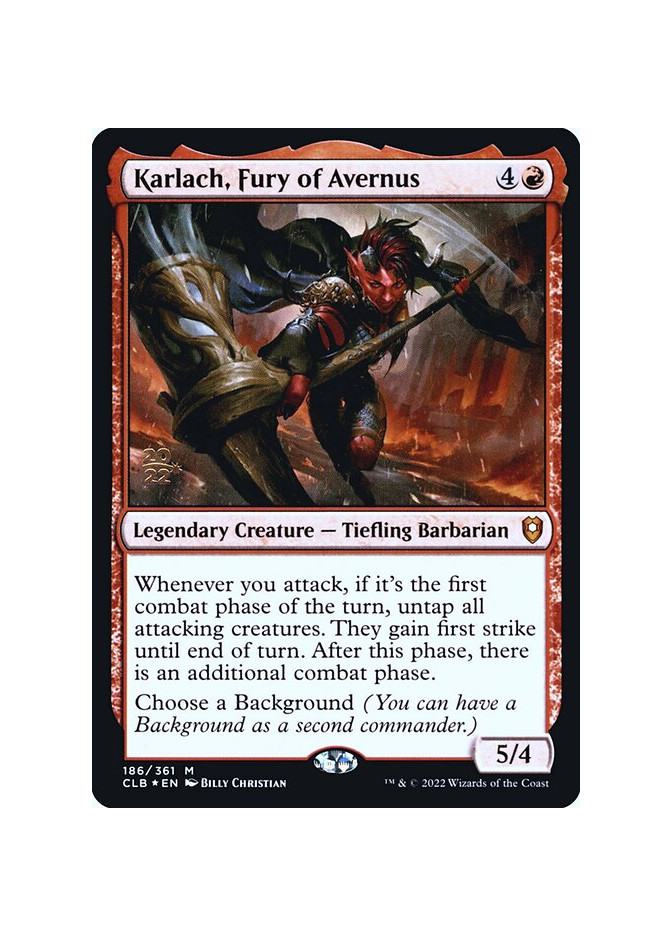Karlach, Fury of Avernus - Foil