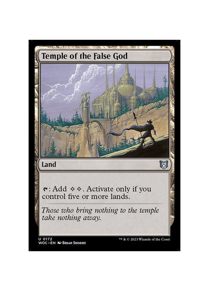 Temple of the False God