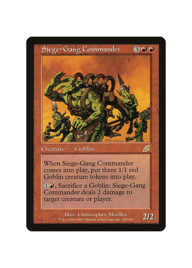 Siege-Gang Commander - Foil