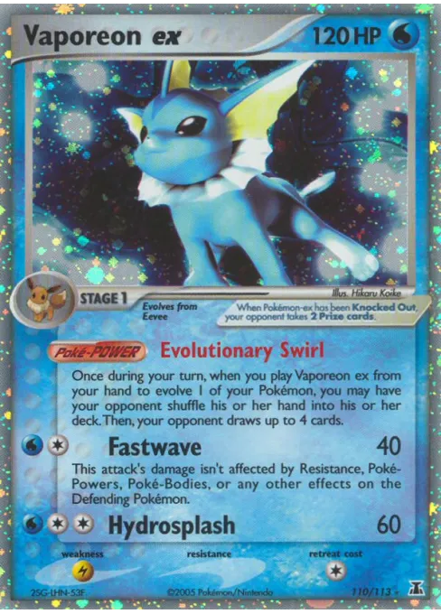 Vaporeon ex