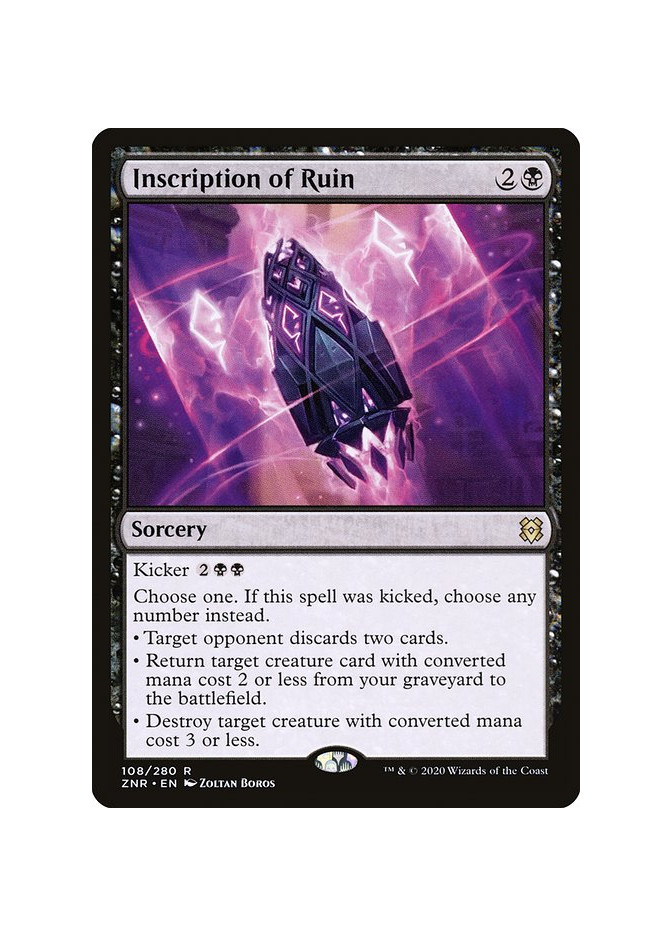 Inscription of Ruin - Foil