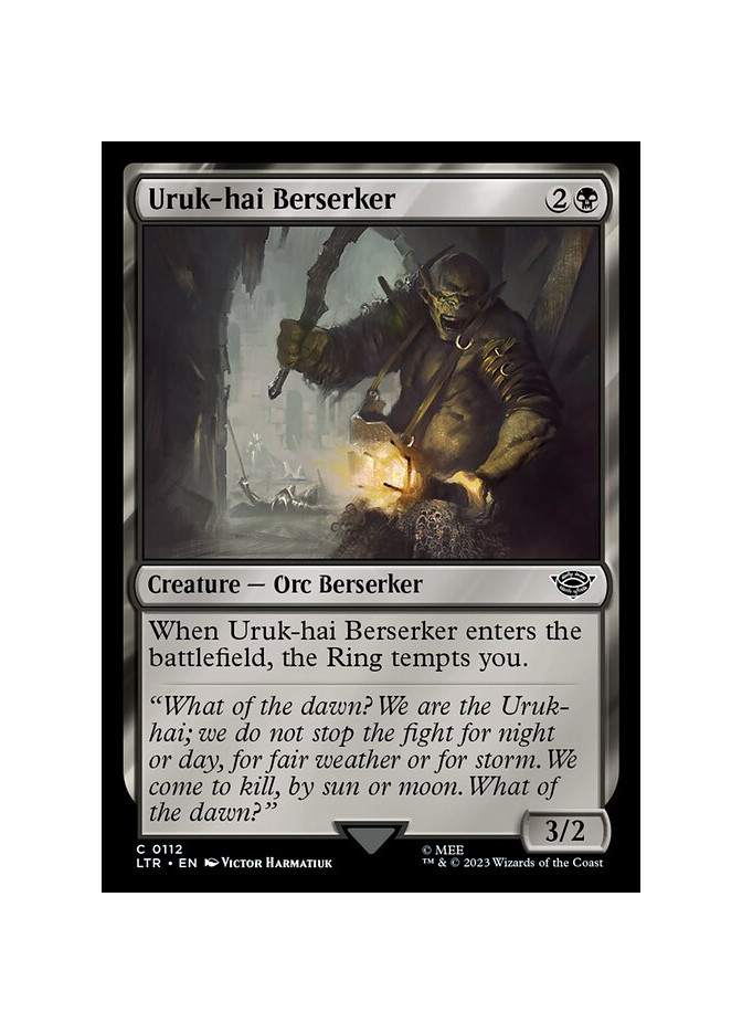 Uruk-hai Berserker - Foil
