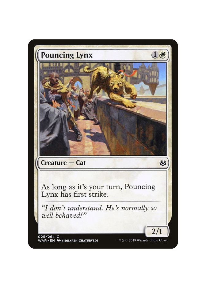 Pouncing Lynx - Foil