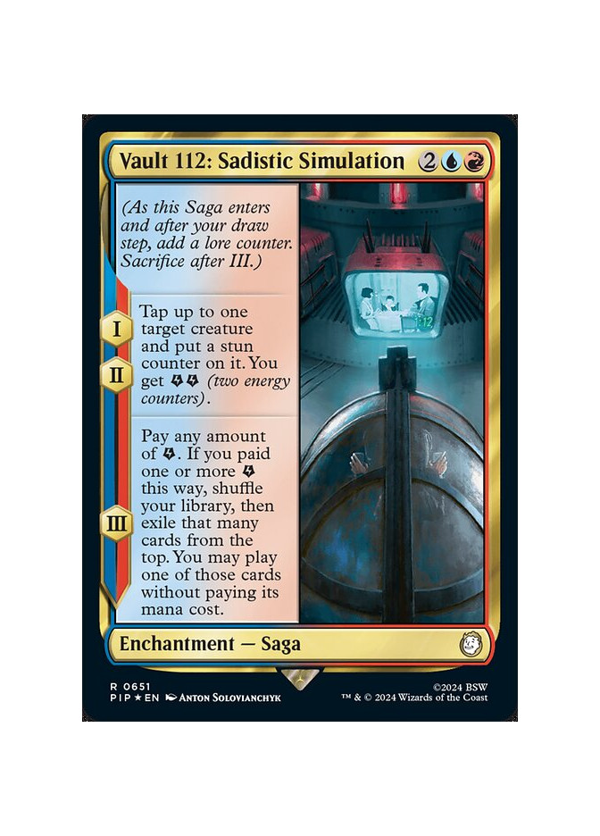 Vault 112: Sadistic Simulation - Foil