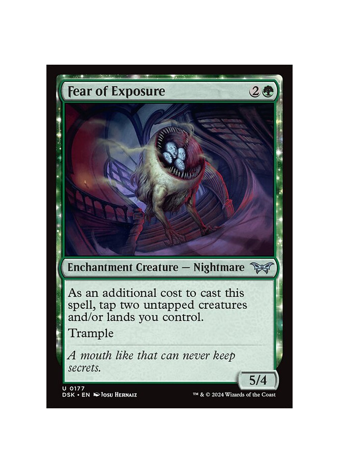 Fear of Exposure