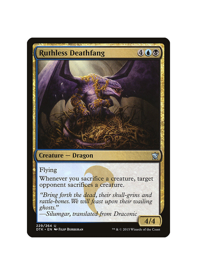 Ruthless Deathfang - Foil