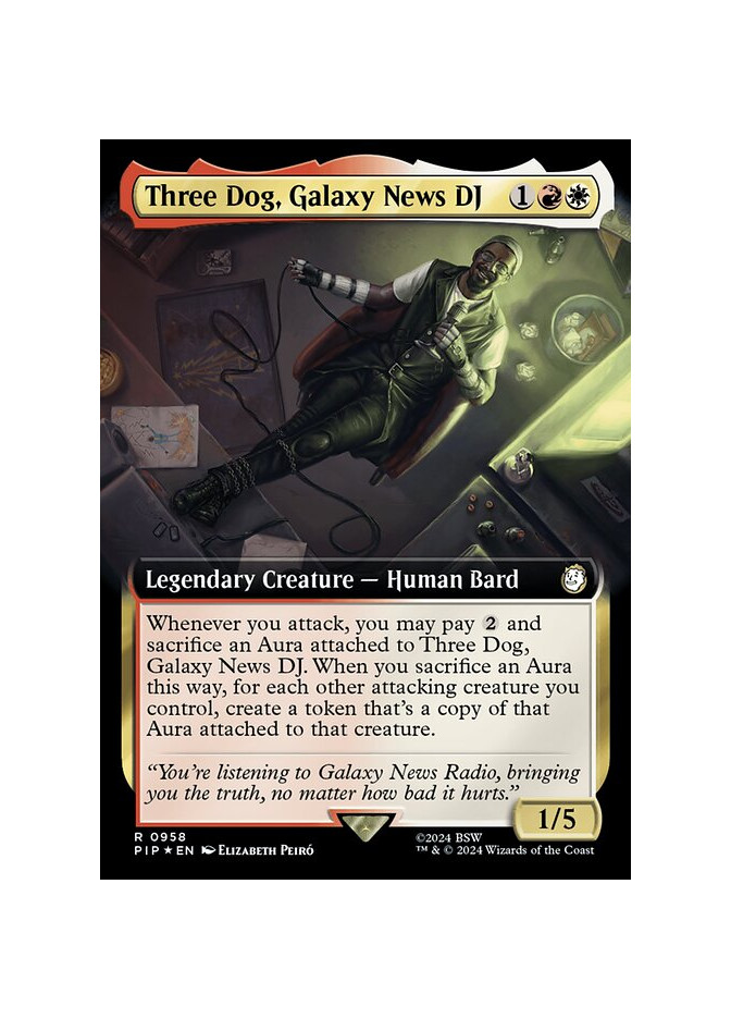 Three Dog, Galaxy News DJ - Foil