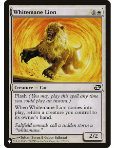 Whitemane Lion