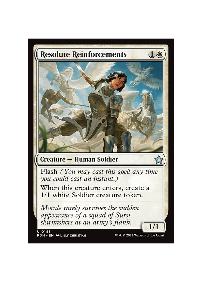 Resolute Reinforcements - Foil