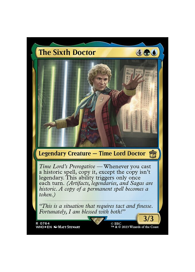 The Sixth Doctor - Foil