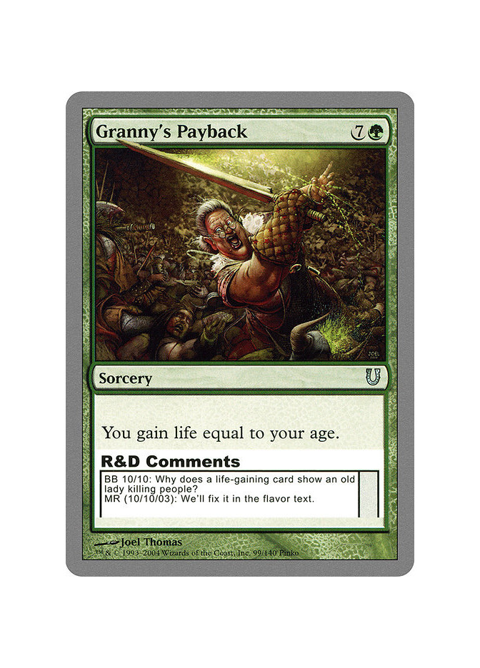 Granny's Payback - Foil