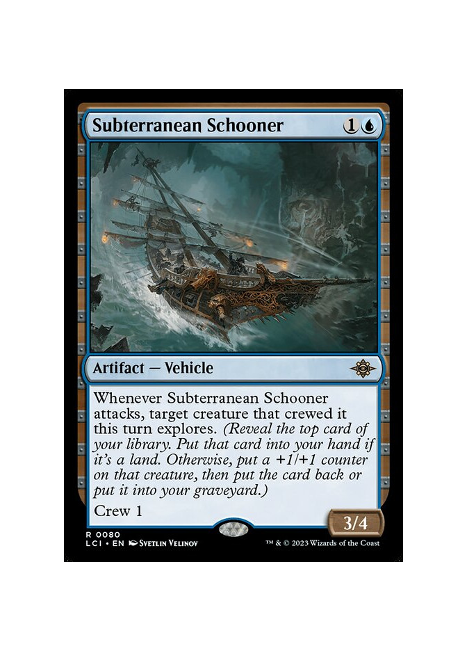 Subterranean Schooner - Foil
