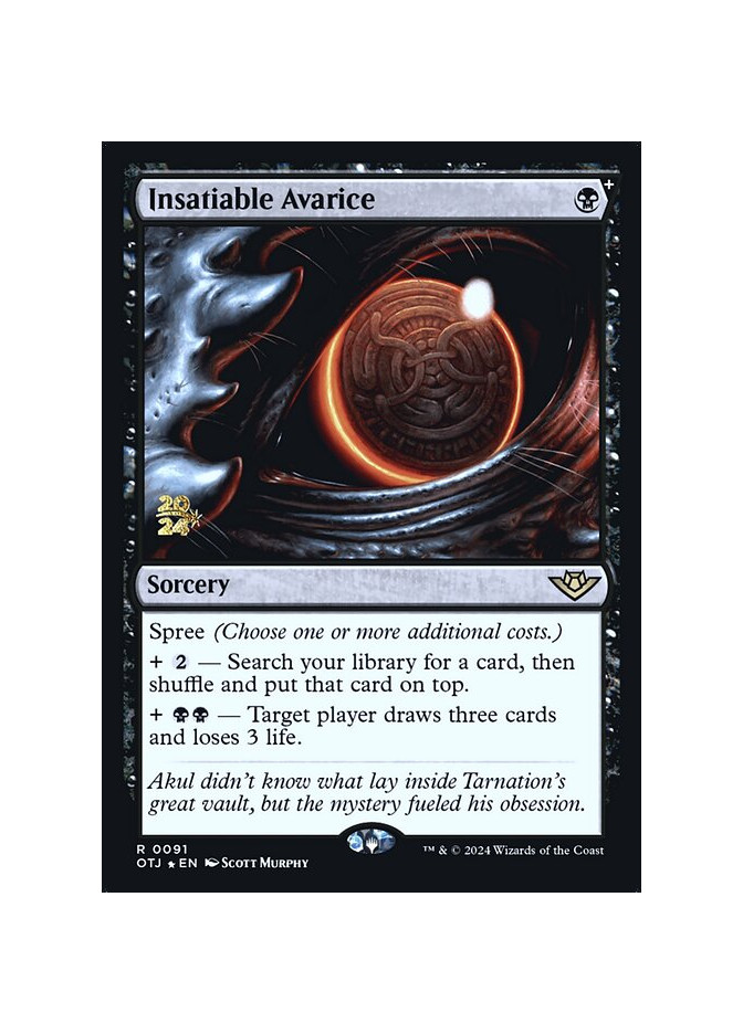 Insatiable Avarice - Foil