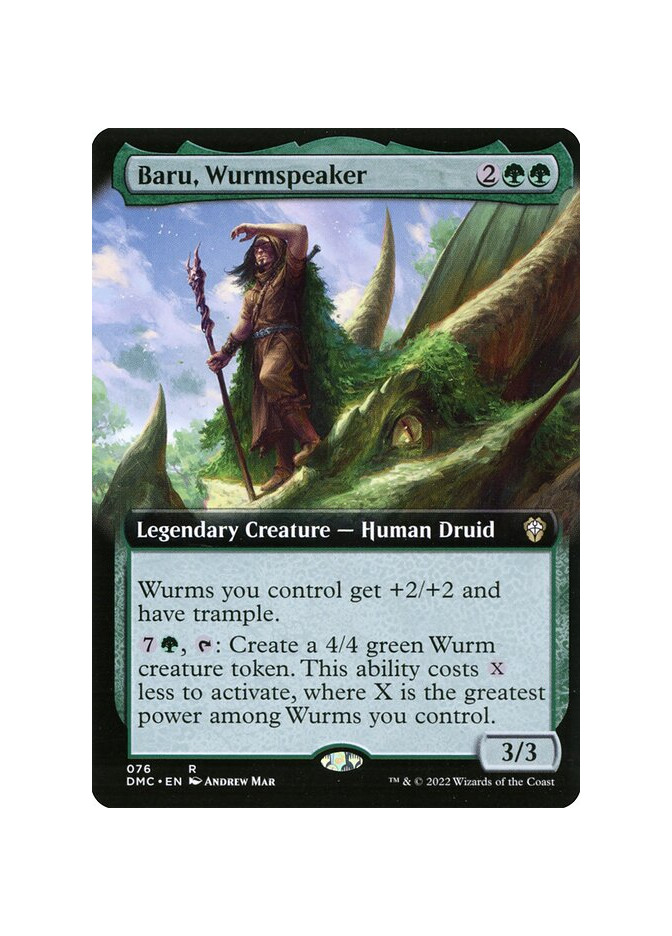 Baru, Wurmspeaker - Foil