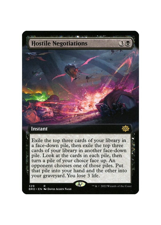 Hostile Negotiations - Foil
