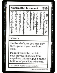 Yawgmoth's Testament