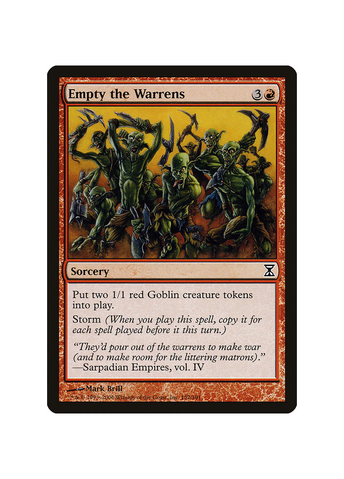 Empty the Warrens - Foil