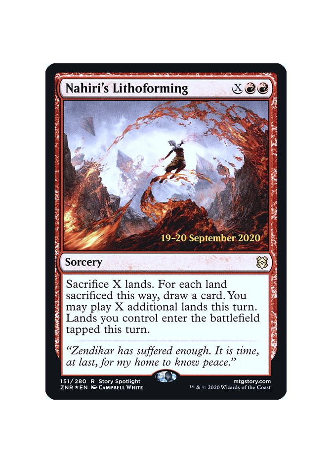 Nahiri's Lithoforming - Foil