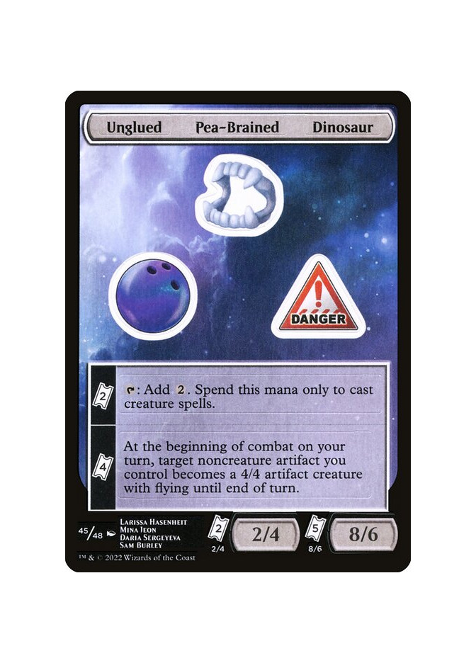 Unglued Pea-Brained Dinosaur