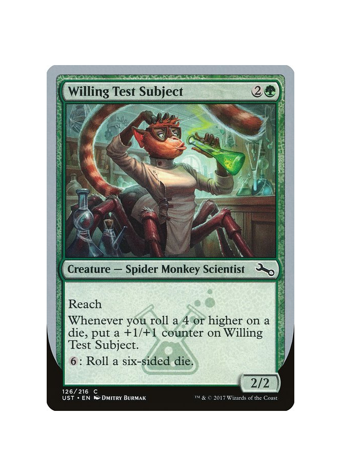 Willing Test Subject