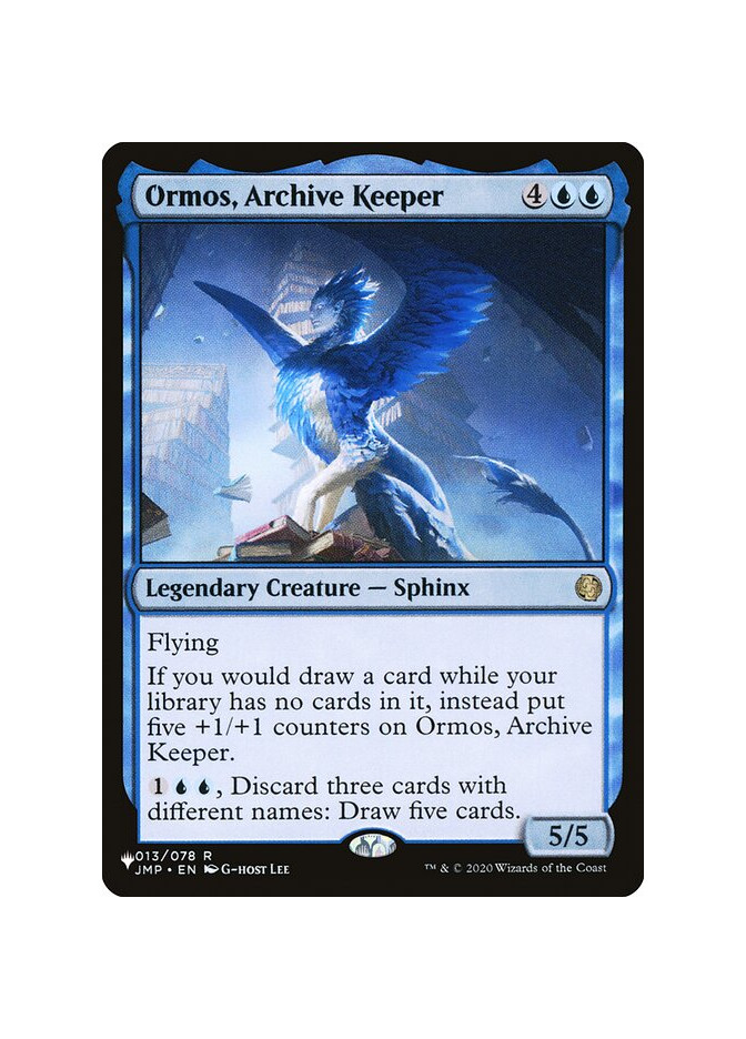 Ormos, Archive Keeper