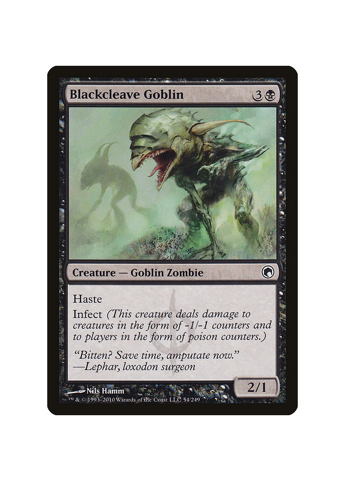 Blackcleave Goblin - Foil