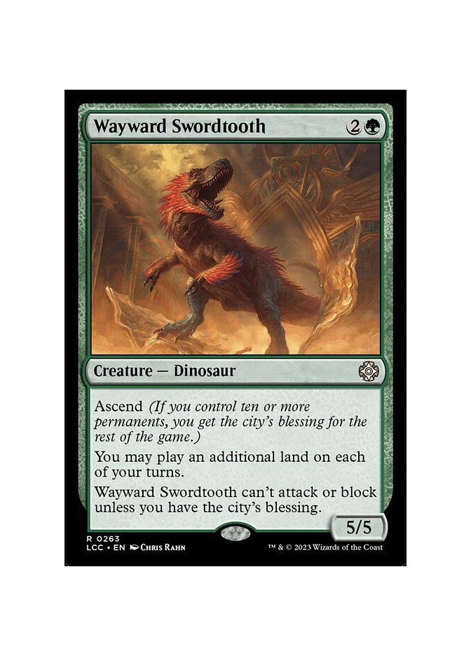 Wayward Swordtooth