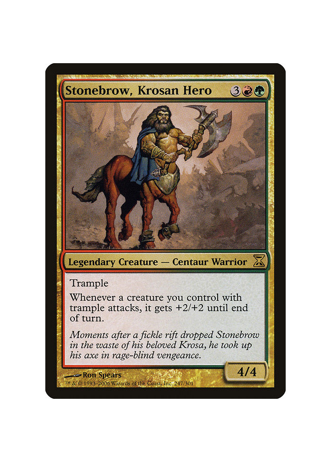 Stonebrow, Krosan Hero