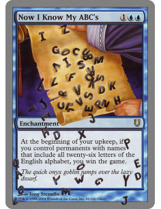 Now I Know My ABC's - Foil