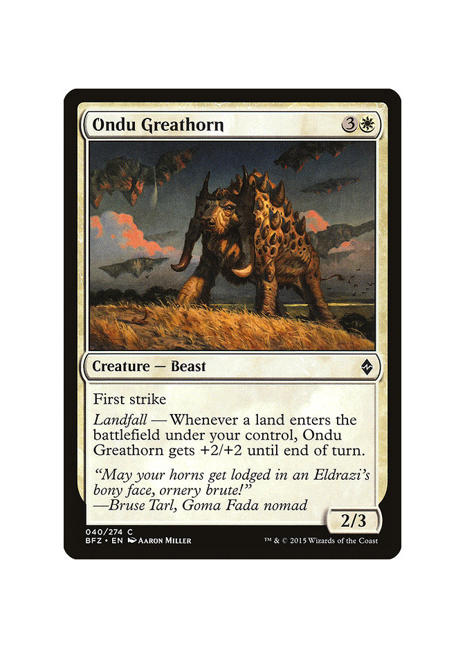 Ondu Greathorn
