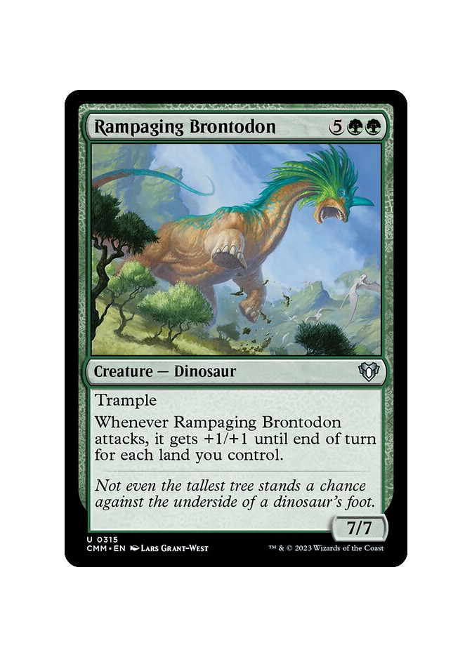 Rampaging Brontodon