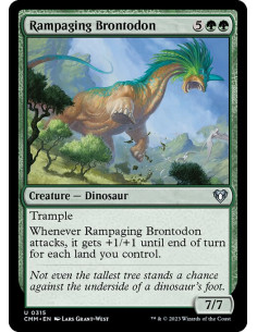 Rampaging Brontodon - Foil